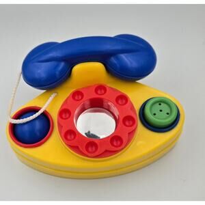 Unbranded Toy Phone with Toy Mirror Makes Sounds Baby Basic Colors Toddler Toy